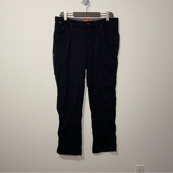 Merrell men's Charcoal performance tech hiking straight leg pants in size 36 - Picture 2 of 11